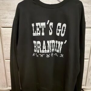 Black Graphic Sweatshirt